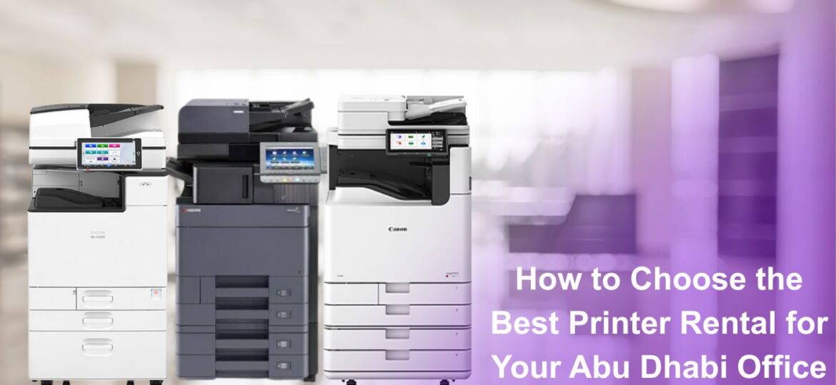 Printer rental in abu dhabi